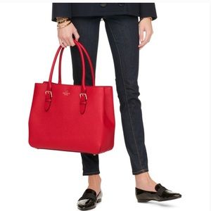Like new red Kate Spade tote handbag!!